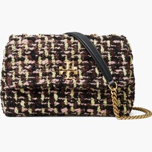 Tory Burch small Kira tweed wool blend convertible shoulder bag